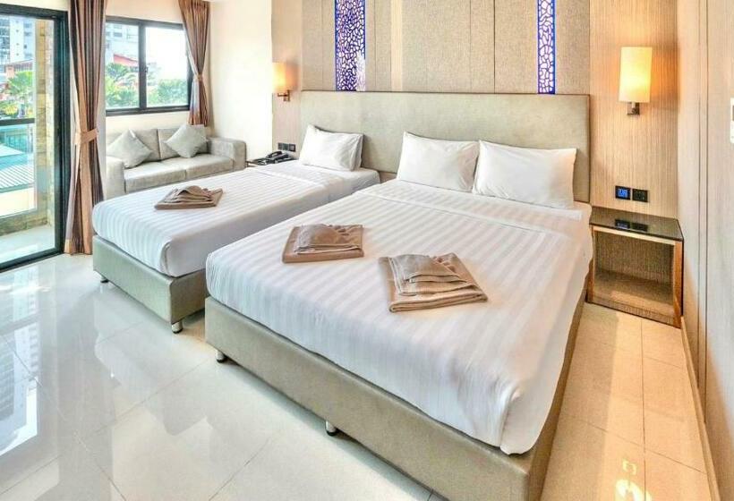 اتاق لوکس سه تخته, The Tj Hotel Jomtien