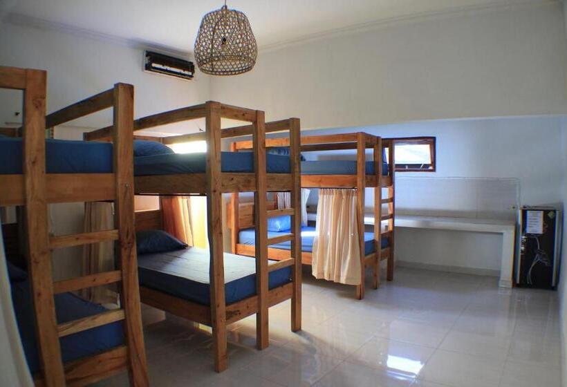 Кровать в Общей Комнате, Black Sand Hostel Amed