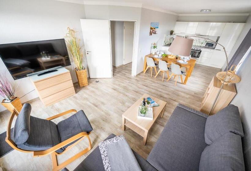 Апартаменты 1 Спальня с Балконом, Haus Ferienglück Sauna Im Haus