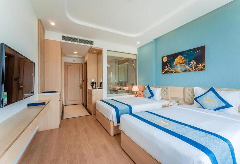 اتاق استاندارد با چشم‌انداز دریا, Canary Gold Hotel Quy Nhơn