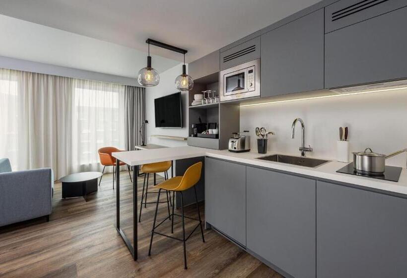 Студио Стандарт Кровать Кинг, Residence Inn By Marriott Paris Charles De Gaulle Central Airport