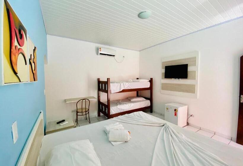4인용 스탠다드 룸, Pousada Porto Do Rio Praia