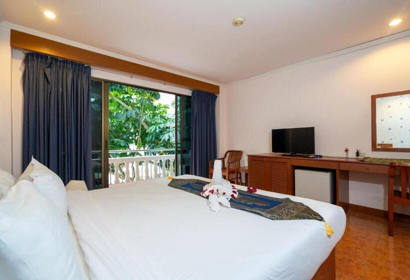 اتاق استاندارد با تخت بزرگ, Patong Central Residence And Apartment