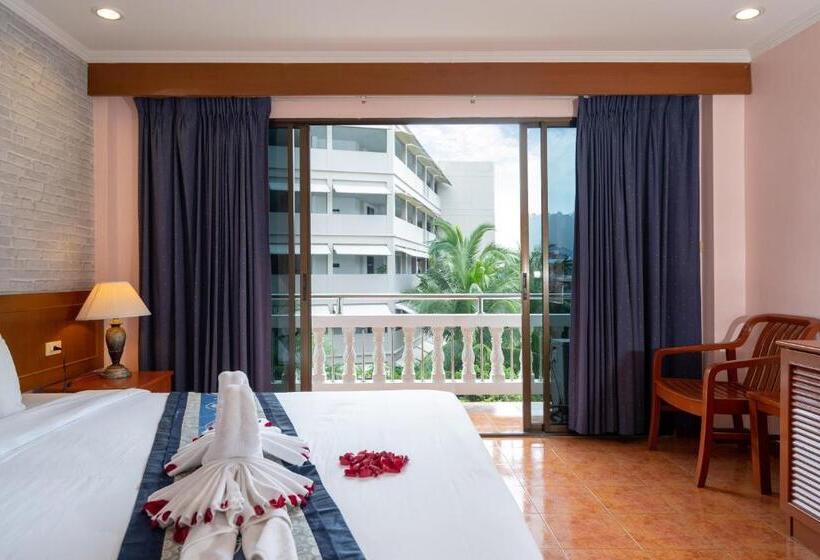 اتاق استاندارد با تخت بزرگ, Patong Central Residence And Apartment