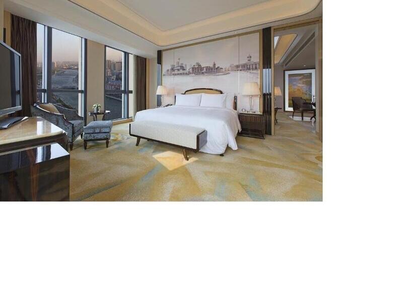 带大床的豪华间, Wanda Vista Tianjin