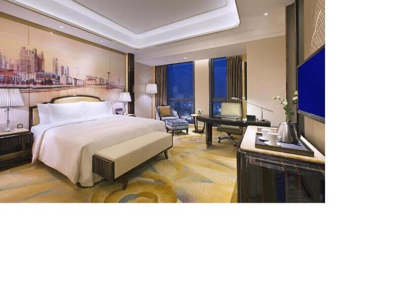 带大床的行政房间, Wanda Vista Tianjin