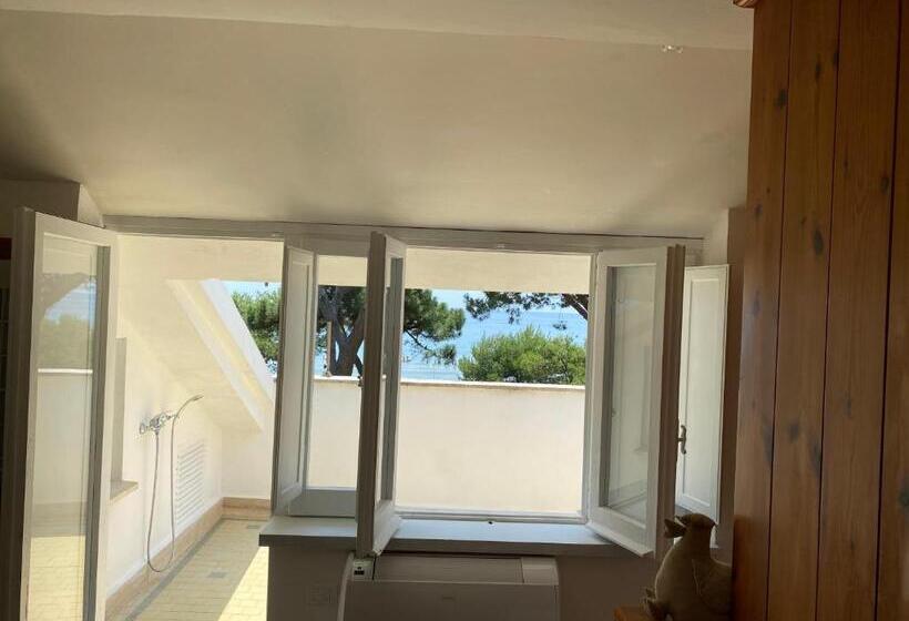 اتاق استاندارد با چشم‌انداز دریا, Villa Luisa B&b