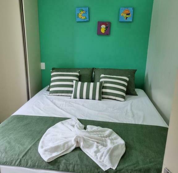 Апартаменты 2 Спальни, Beach Class Resort 2 Quartos Muro Alto Bms