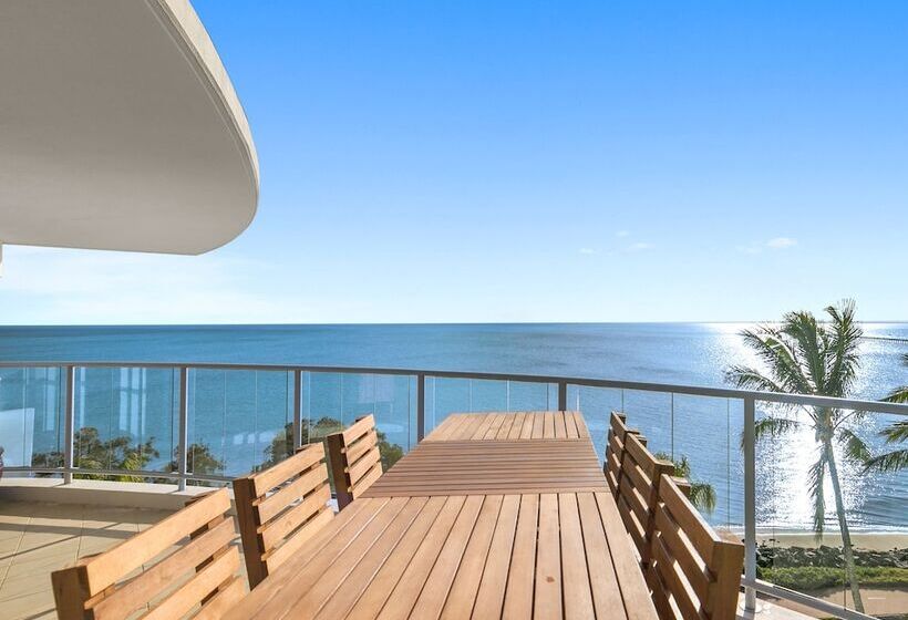 침실 3개 바다 전망 아파트, Oaks Hervey Bay Resort And Spa
