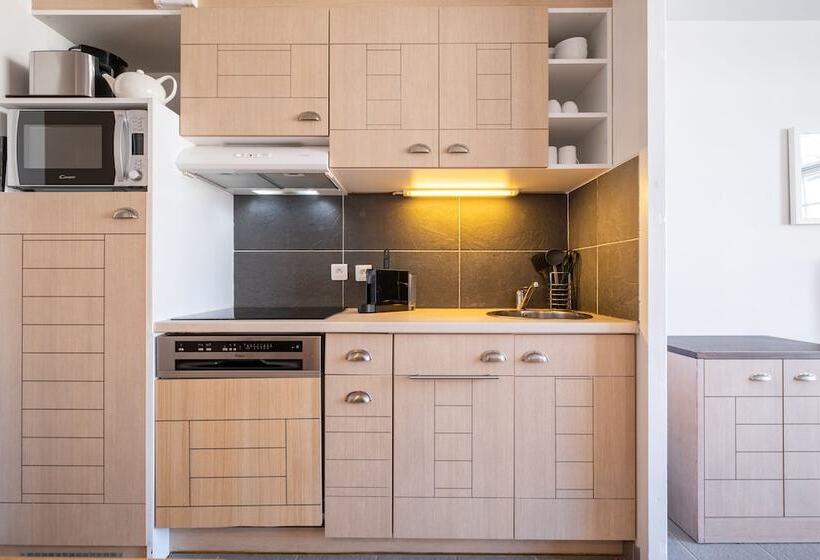 آپارتمان 1 خوابه با چشم‌انداز دریا, Pierre & Vacances Premium Residence De La Plage