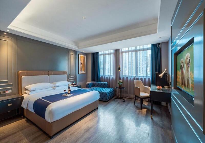 اتاق لوکس, Lanou Hotel Chongqing Hongou Square Wanzhou Guanyinyan