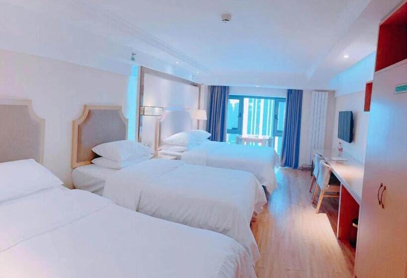 غرفة ديلوكس ثلاثية, Vienna Hotel Harbin West Railway Station Wanda Plaza