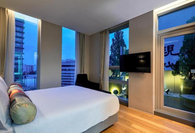 Люкс Executive Кровать Кинг, Aloft Seoul Gangnam