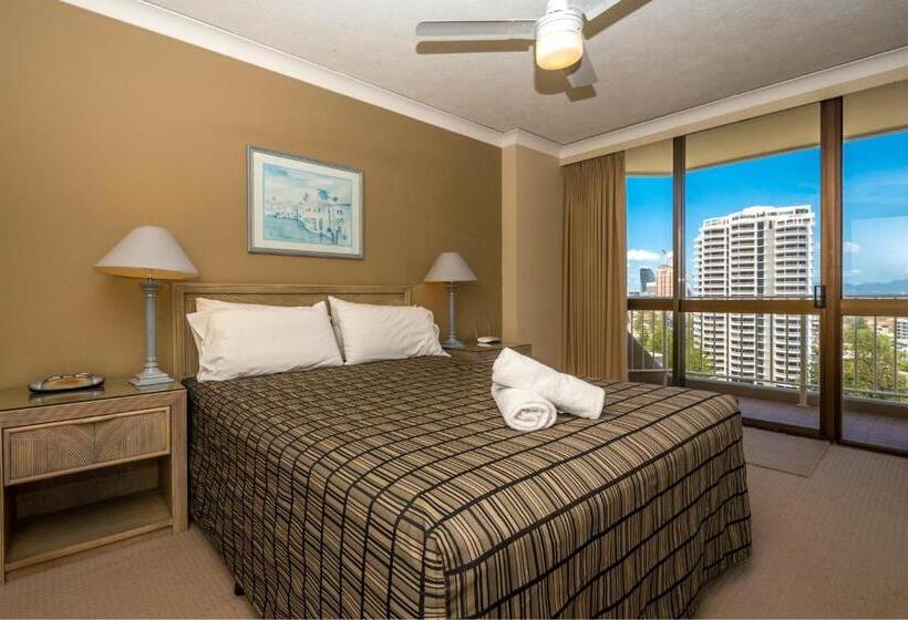 דירת חדר שינה  1 עם נוף לעיר, Breakers North Absolute Beachfront Apartments