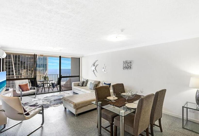 דירת 2 חדרים נוף לים, Breakers North Absolute Beachfront Apartments