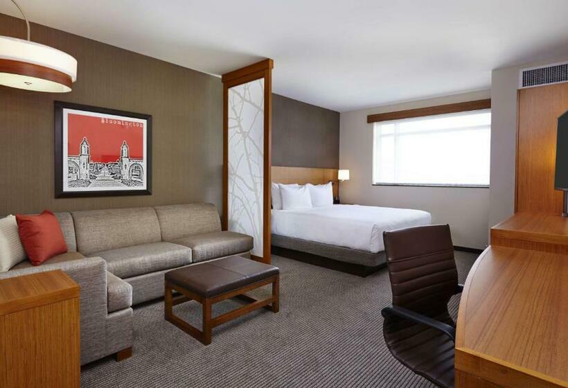 Standardrum King Size Säng, Hyatt Place Bloomington Indiana