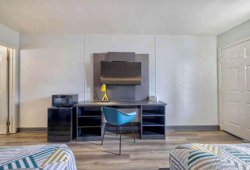 스탠다드 룸 더블 침대 2개, Motel 6villa Park, Il  Chicago West