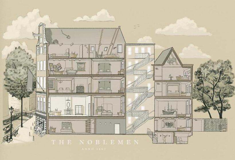 اتاق استاندارد با چشم‌انداز, Boutique Hotel The Noblemen