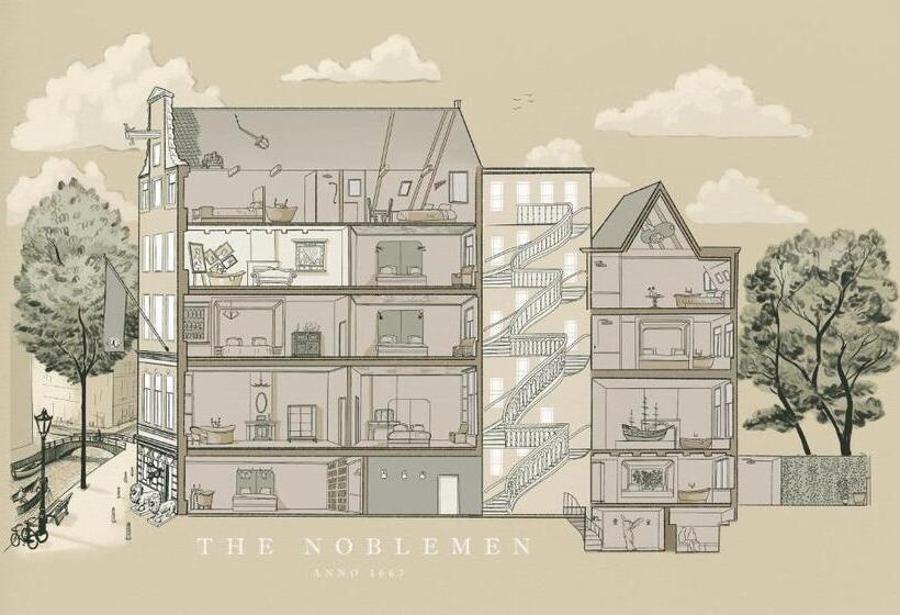 اتاق استاندارد با چشم‌انداز, Boutique Hotel The Noblemen