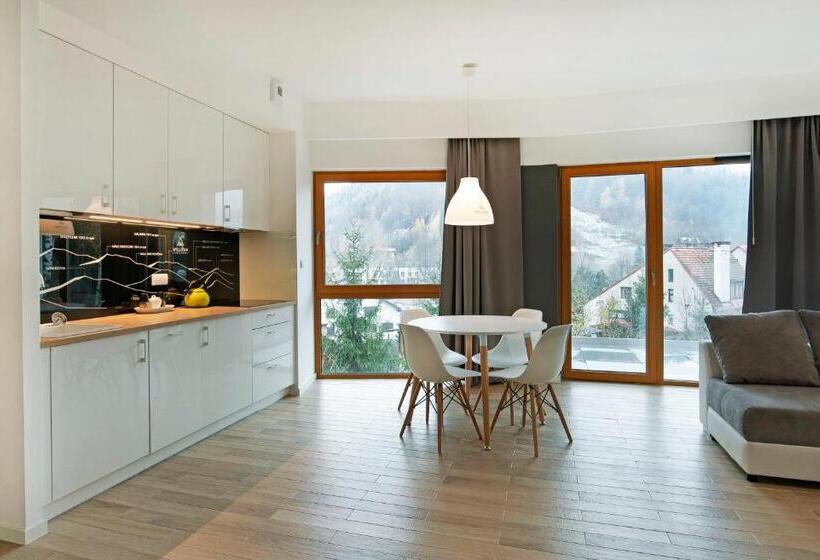 آپارتمان 1 خوابه با چشم‌انداز, Apartamenty Willowa