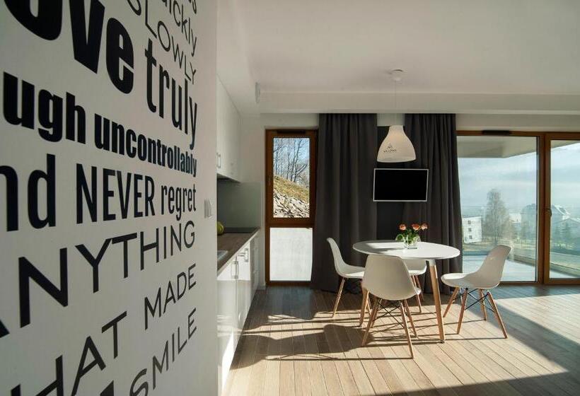 آپارتمان 1 خوابه با بالکن, Apartamenty Willowa