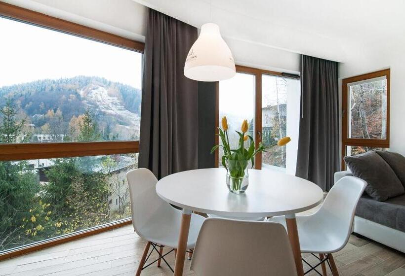 آپارتمان 1 خوابه با چشم‌انداز, Apartamenty Willowa