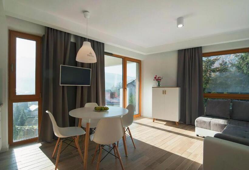 آپارتمان 1 خوابه با چشم‌انداز, Apartamenty Willowa