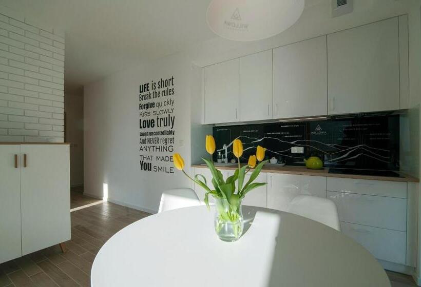 آپارتمان 1 خوابه با بالکن, Apartamenty Willowa