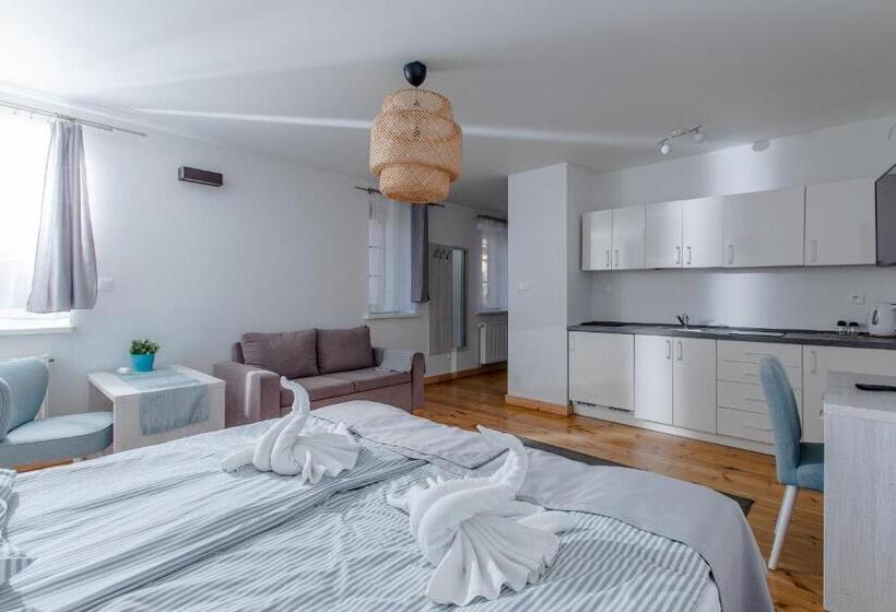 Апартаменты Deluxe 1 Спальня, Ośrodek Kolonijno Wczasowy Mewa   Przy Plaży Z Basenem Z Podgrzewaną Wodą I Mini Spa