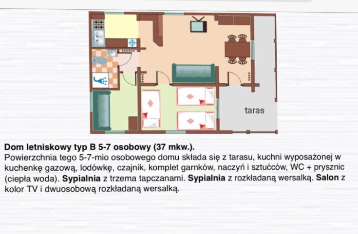 Бунгало Стандарт, Leśnik Bungalow Stegna   Domki Letniskowe Nad Morzem