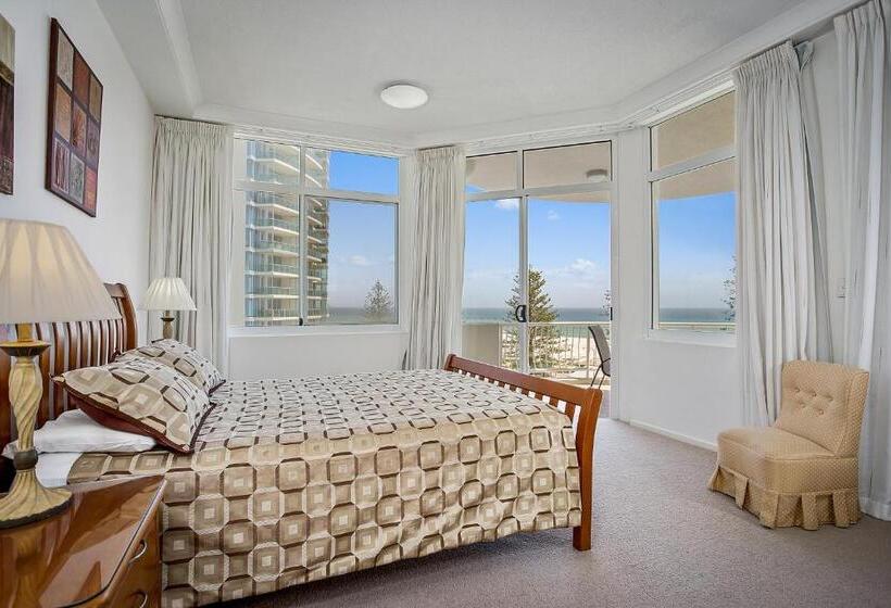 1침실 펜트하우스 아파트, Kirra Beach Apartments