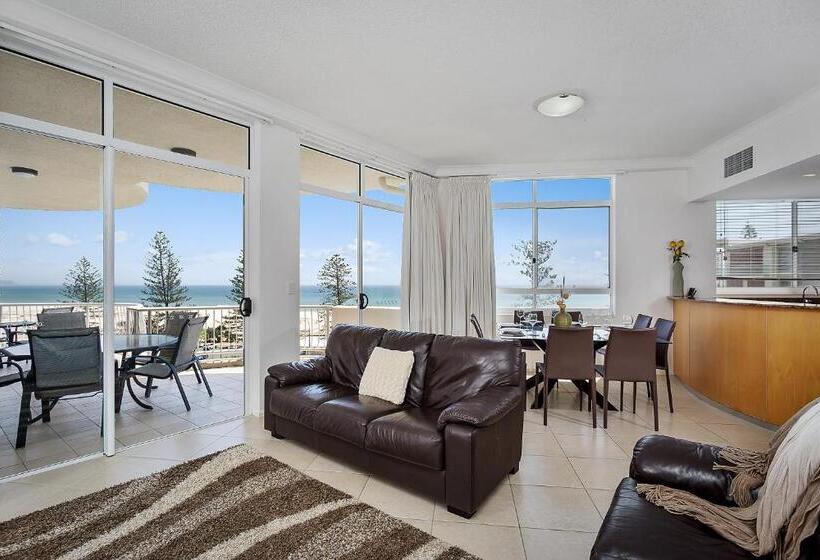 1침실 펜트하우스 아파트, Kirra Beach Apartments
