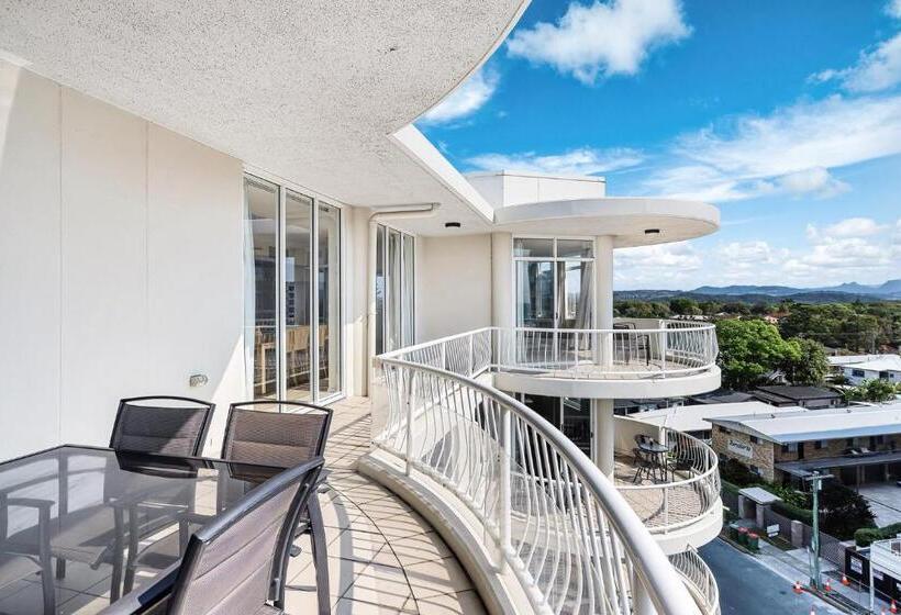 1침실 펜트하우스 아파트, Kirra Beach Apartments
