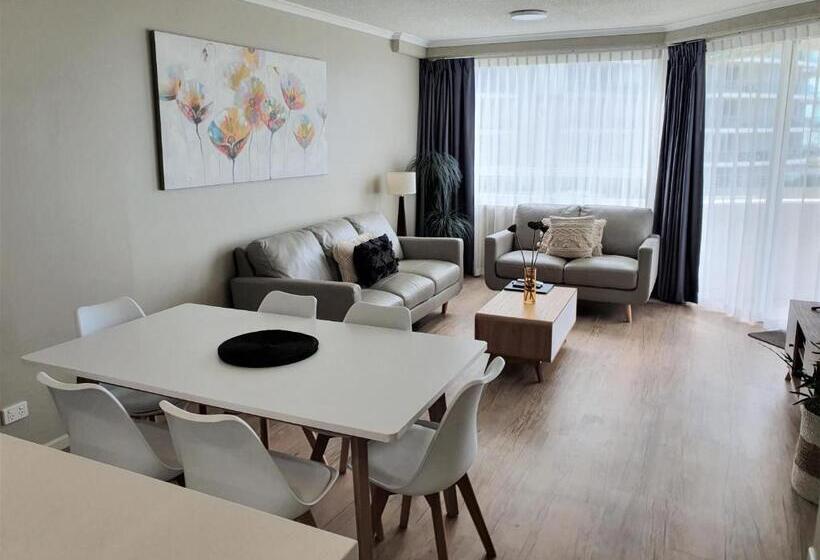 침실 1개 바다 전망 아파트, Kirra Beach Apartments
