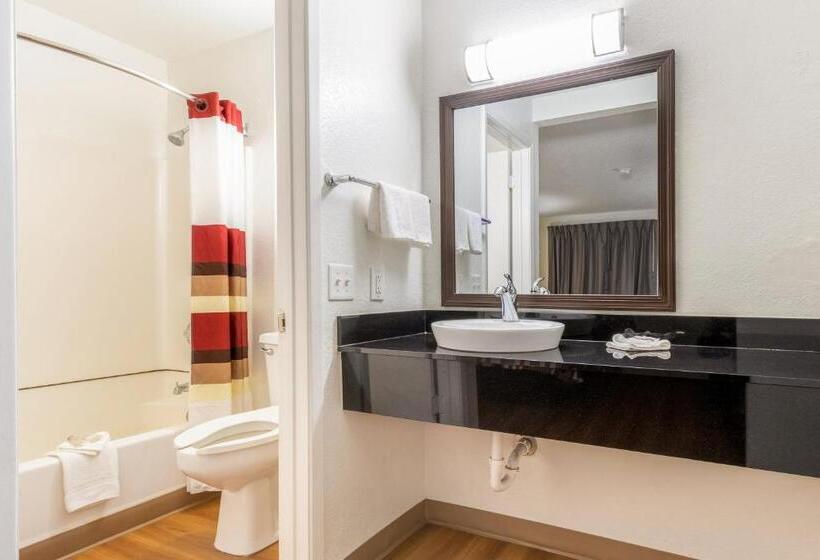חדר דחוקס עם מיטת קינג, Red Roof Inn Phoenix  Midtown