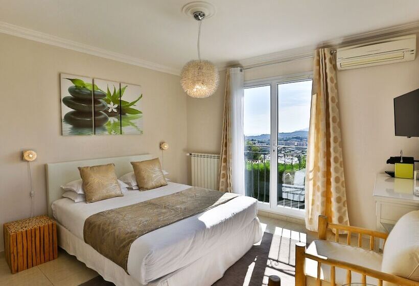 디럭스 룸 바다 전망, Les Chambres D Hôtes De Mougins