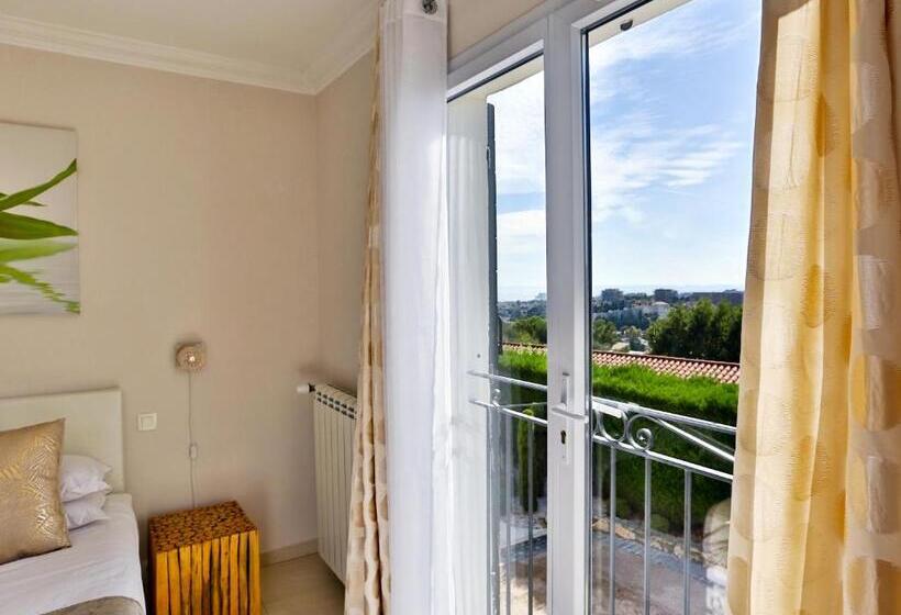 디럭스 룸 바다 전망, Les Chambres D Hôtes De Mougins