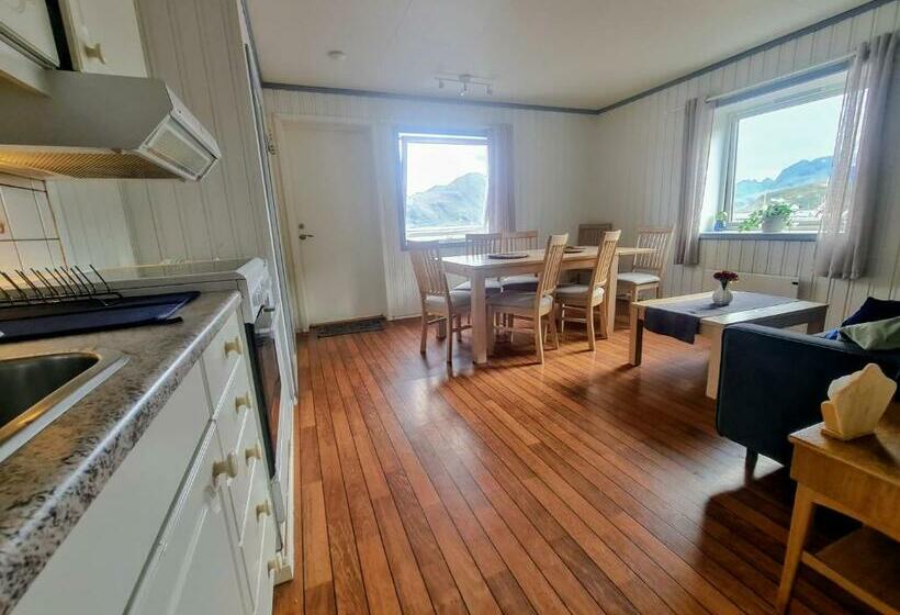침실 2개 아파트, Lydersen Rorbuer Hostel And Apartments Kvalvika And Rytten