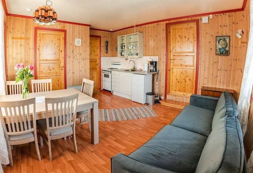 침실 2개 아파트, Lydersen Rorbuer Hostel And Apartments Kvalvika And Rytten