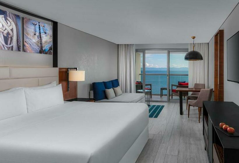 اتاق استاندارد با تخت بزرگ, Hilton Vallarta Riviera All Inclusive Resort, Puerto Vallarta