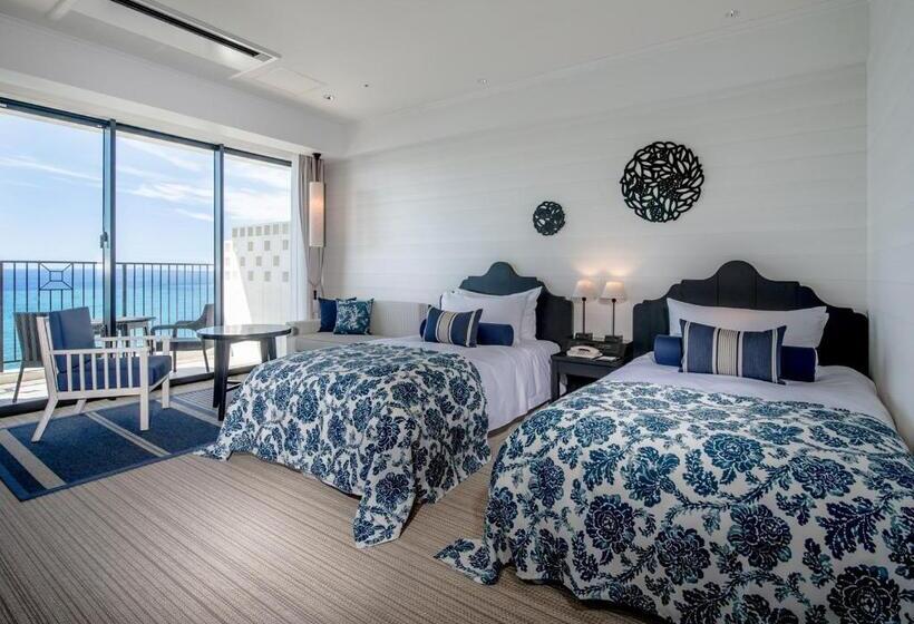 اتاق استاندارد با چشم‌انداز دریا, Monterey Okinawa Spa & Resort