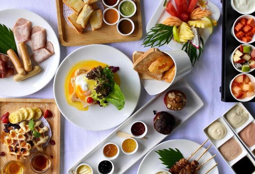 월풀욕조 주니어 스위트, Dhevan Dara Beach Villa Kuiburi