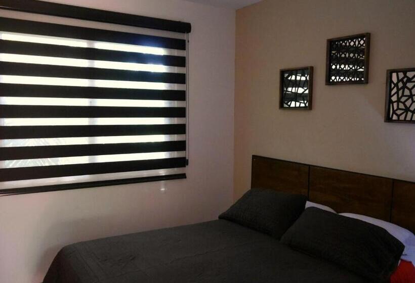 Chambre Quadruple Standard Salle de Bains Commune, Hostel Hospedarte Chapultepec