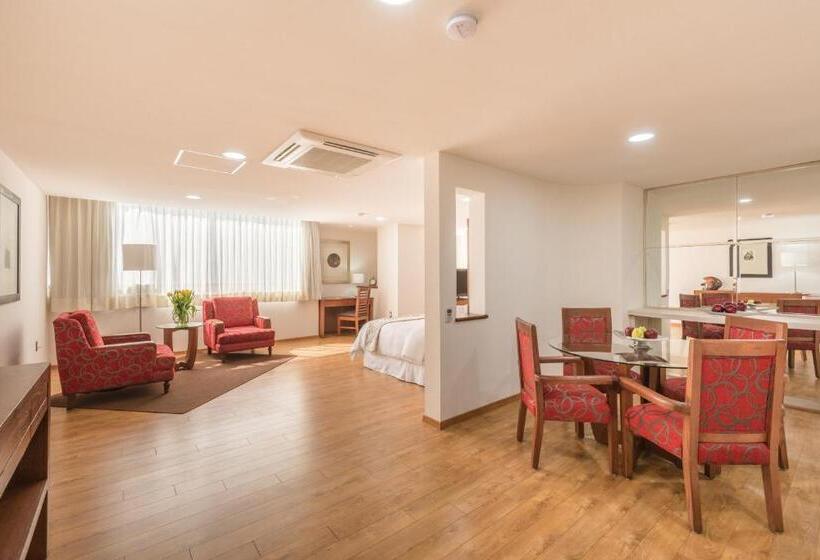 Suíte Cama King, Suites Perisur Apartamentos Amueblados