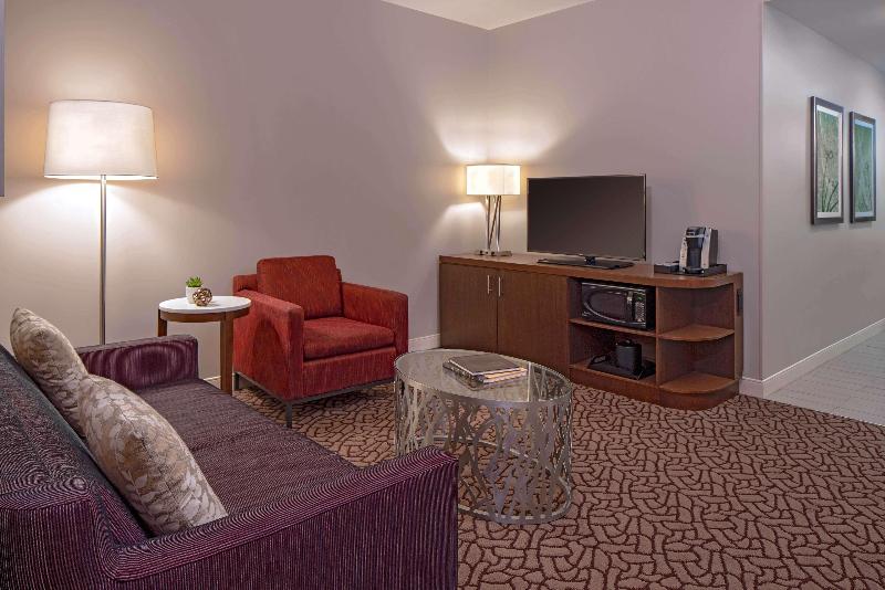 מיטת קינג בסוויטה, Hilton Garden Inn Downtown Dallas