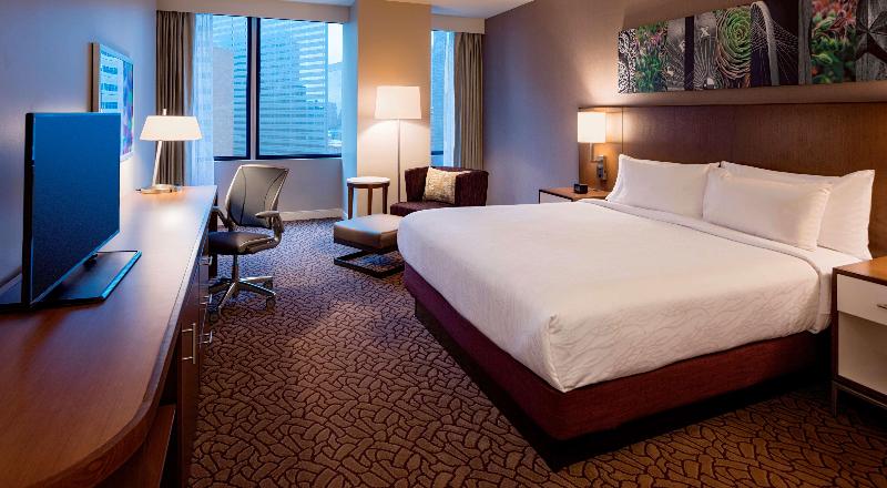 חדר דחוקס עם מיטת קינג, Hilton Garden Inn Downtown Dallas