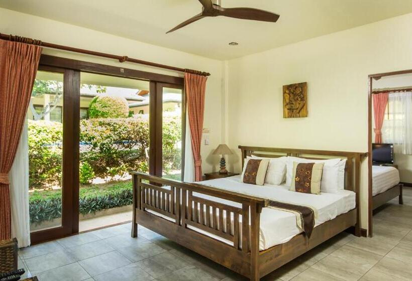 침실 4개 빌라, Idyllic Samui Beach Villa Resort