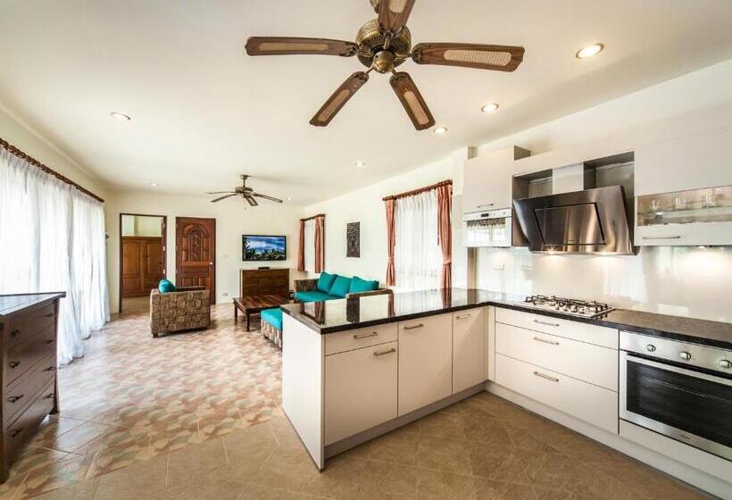 침실 4개 빌라, Idyllic Samui Beach Villa Resort