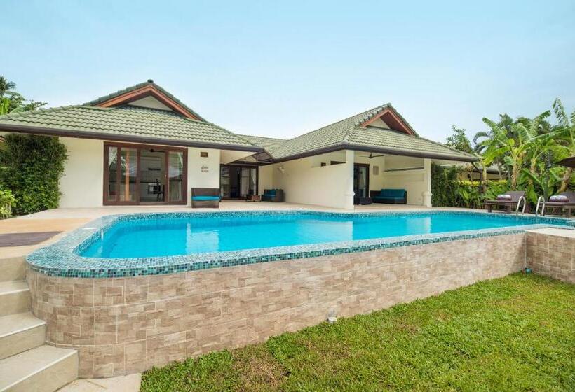 침실 2개 빌라, Idyllic Samui Beach Villa Resort