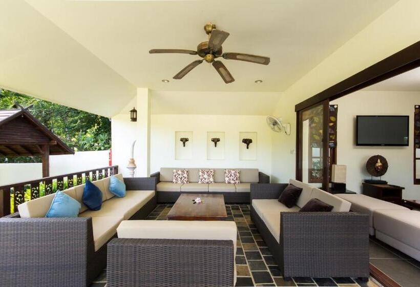 침실 1개 디럭스 빌라, Idyllic Samui Beach Villa Resort